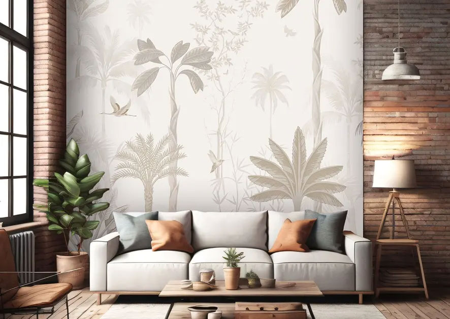 Make a statement with wallpapers