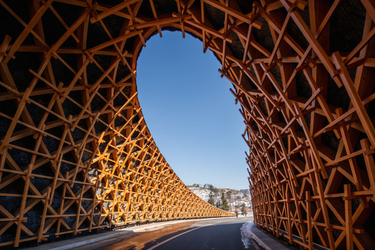 Woven Passage to Cloudy Peaks by line+ studio Photo credit: line+ studio