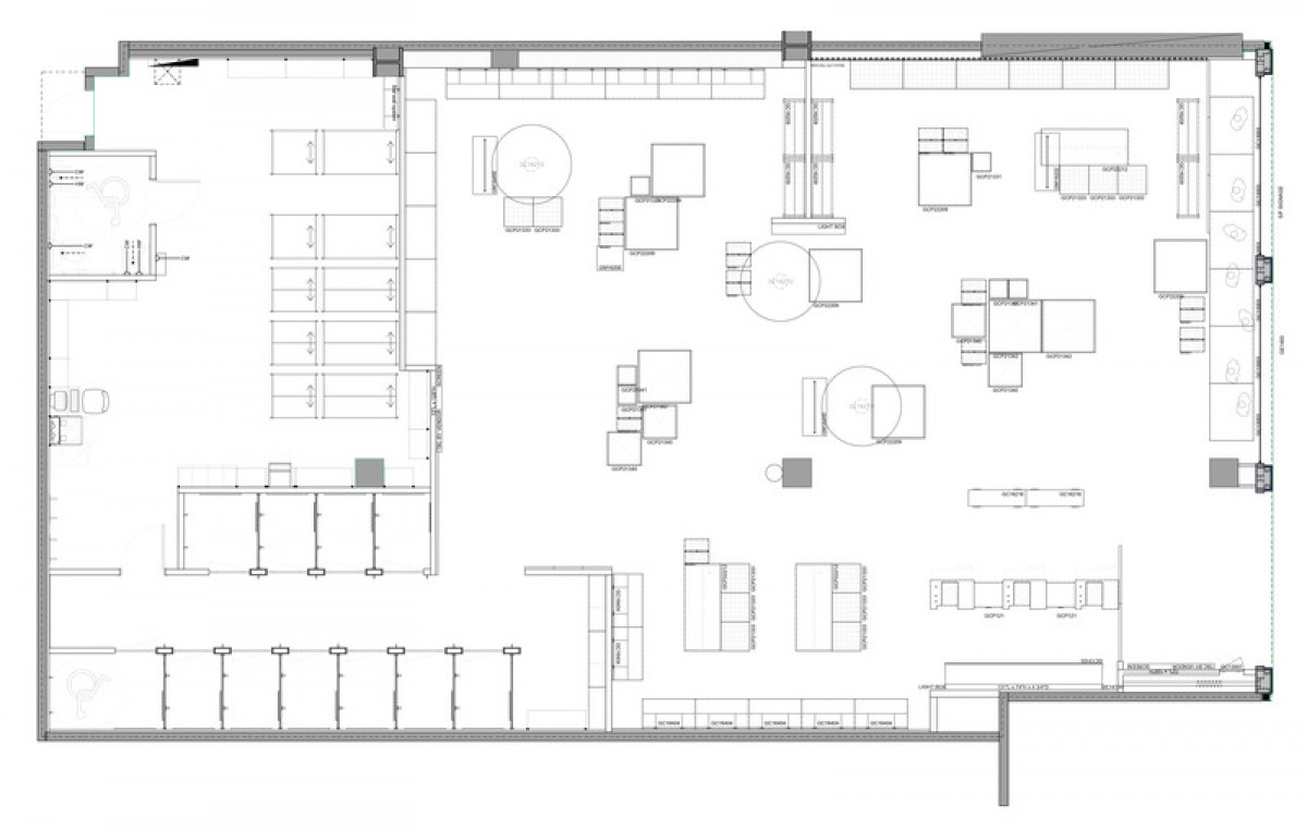 Floor plan layout Photo credit: Groupe Dynamite